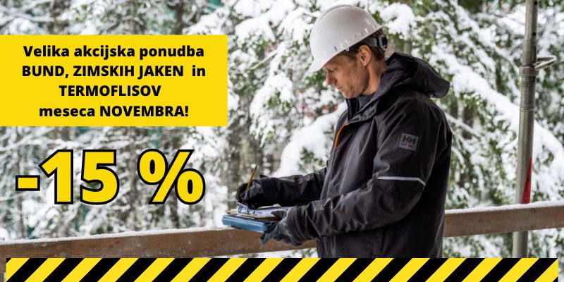 Akcija zimskih delovnih bund - 15 %
