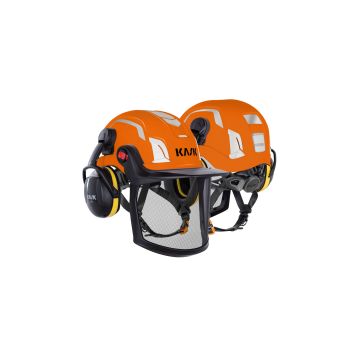 Gozdarska čelada Kask ZenithX Combo WHE00152-203 oranžna