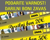 darilni boni zavas