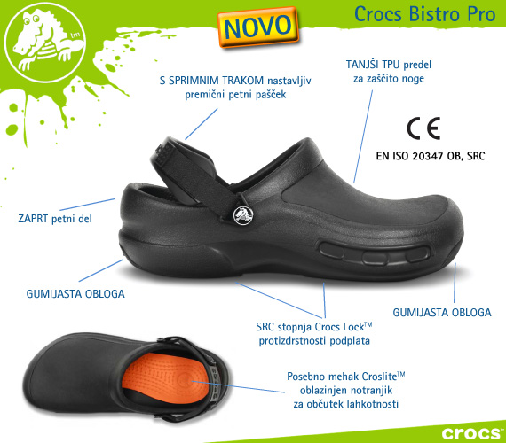 Crocs delovna obutev