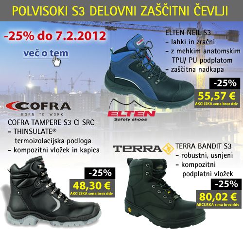 Polvisoki delovni čevlji