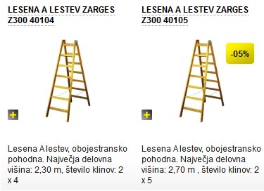 lesene lestve