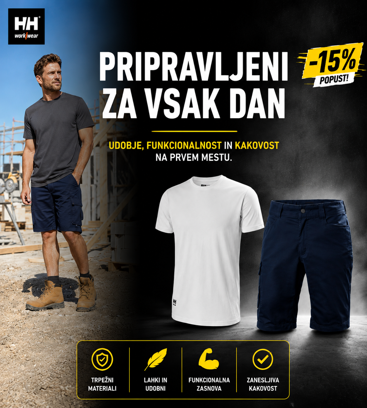 classic majice HH, hlače -15%