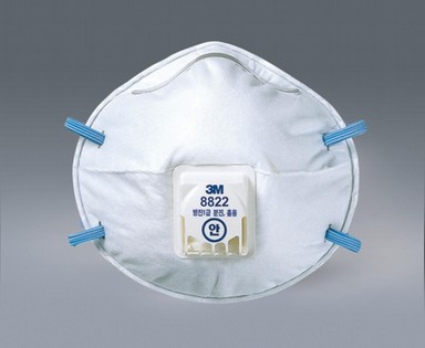 RESPIRATOR 3M 8822 100055