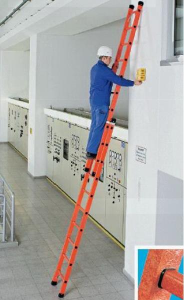 ELEKTRIČARSKA DVODELNA PRISLONSKA LESTEV EVEREST EFA 2E ZARGES 41292 ELEKTRIČARSKA 111075