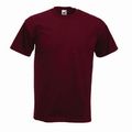 MAJICA S KRATKIMI ROKAVI SUPER PREMIUM BORDO FRUIT OF THE LOOM MAJICA S KRATKIMI
