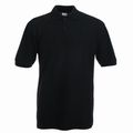 POLO MAJICA S KRATKIMI ROKAVI PREMIUM ČRNA FRUIT OF THE LOOM POLO MAJICA S