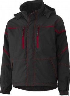 BUNDA HELLY HANSEN WW 71333 KIRUNA ČRNO-RDEČA BUNDA HELLY HANSEN 113544