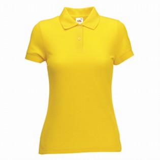 ŽENSKA POLO MAJICA S KRATKIMI ROKAVI RUMENA FRUIT OF THE LOOM ŽENSKA POLO MAJICA 116916
