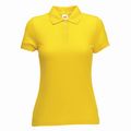 ŽENSKA POLO MAJICA S KRATKIMI ROKAVI RUMENA FRUIT OF THE LOOM ŽENSKA POLO MAJICA