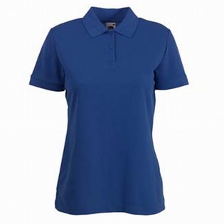 ŽENSKA POLO MAJICA S KRATKIMI ROKAVI KRALJEVO MODRA FRUIT OF THE LOOM ŽENSKA POLO MAJICA 116920