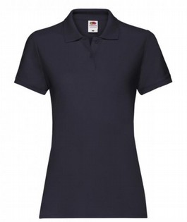 ŽENSKA POLO MAJICA S KRATKIMI ROKAVI TEMNO MODRA FRUIT OF THE LOOM ŽENSKA POLO MAJICA 116924