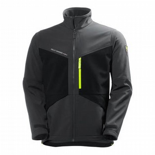 SOFTSHELL JAKNA HELLY HANSEN AKER 74051 SIVO-ČRNA SOFTSHELL JAKNA 121119