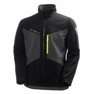 SOFTSHELL JAKNA HELLY HANSEN AKER 74051 ČRNO-SIVA SOFTSHELL JAKNA 121120