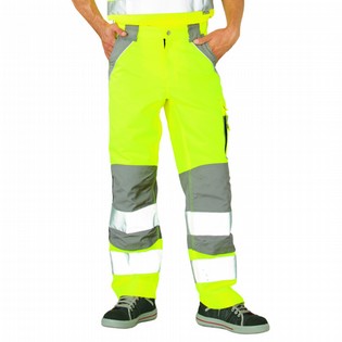 HLAČE PLANAM DOBROVIDNE 5611 HI-VIS RUMENE HLAČE PLANAM 123630