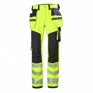 HLAČE HH CONSTRUCTION 77472 HI-VIS FLUO. RUMENE TEMNO SIVE HELLY HANSEN WORKWEAR HLAČE HH 125668