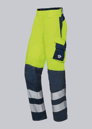 HLAČE BP 2206.590.6614 HI VIS RUMENO-TEMNO MODRE HLAČE BP 127288