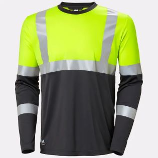 MAJICA HH 79255 ADDVIS CL1 HI-VIS RUMENA-TEMNO SIVA HELLY HANSEN WORKWEAR MAJICA HH 79255 128247