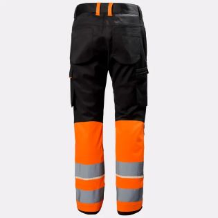 HLAČE HH 77515 UC-ME CL1 HI-VI ORANŽNE-TEMNO SIVE HELLY HANSEN WORKWEAR HLAČE HH 77515 128648