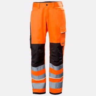 HLAČE HH 77514 UC-ME CL2 HI-VIS ORANŽNE-TEMNO SIVE HELLY HANSEN WORKWEAR HLAČE HH 77514 128650