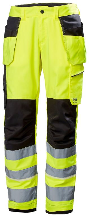 HLAČE HH 77512 UC-ME CL2 HI-VIS RUMENE-TEMNO SIVE HELLY HANSEN WORKWEAR HLAČE HH 77512 128652