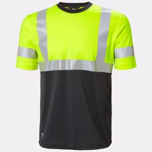 MAJICA KR HH 79254 ADDVIS CL1 HI-VIS RUMENA-TEMNO SIVA HELLY HANSEN WORKWEAR MAJICA KR HH 79254 128677
