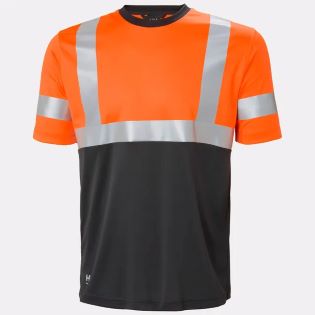 MAJICA KR HH 79254 ADDVIS CL1 HI-VIS ORANŽNA-TEMNO SIVA HELLY HANSEN WORKWEAR MAJICA KR HH 79254 128678