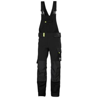 HLAČE FARMER HH 77504 OXFORD CNCT, ČRNE HELLY HANSEN WORKWEAR HLAČE FARMER HH 129375